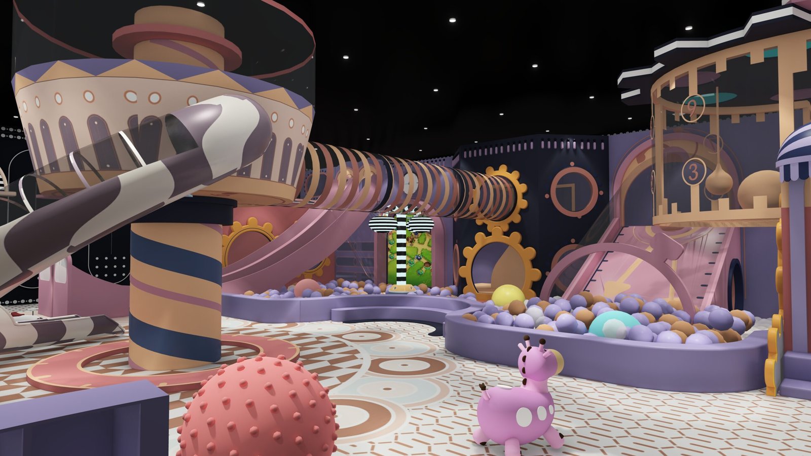 Indoor ninja Park, Trampoline Park, Soft Playground - Indoor Playground  image