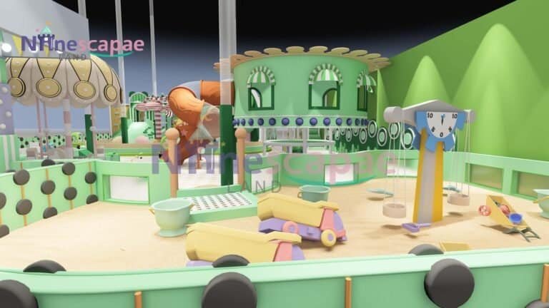 Sky Zone locations Colorful indoor kids play area with slides, swings, and soft play structures for children’s entertainment and fun.