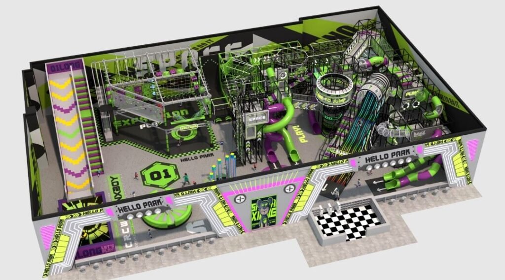 Anti-slope Slide – Realistic Indoor Skiing Simulator anti-slope slide,dry ski slide,indoor skiing simulator,inertia slide attraction,ski jump experience 6 Anti-slope Slide – Indoor slide Playground