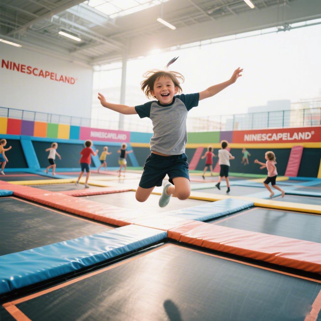 Free Jump Trampoline Zone – Open Bounce Arena - Indoor ninja Park ...
