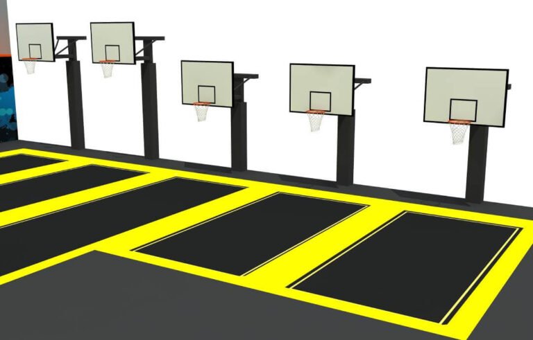 Slam Dunk – Trampoline Basketball playground
