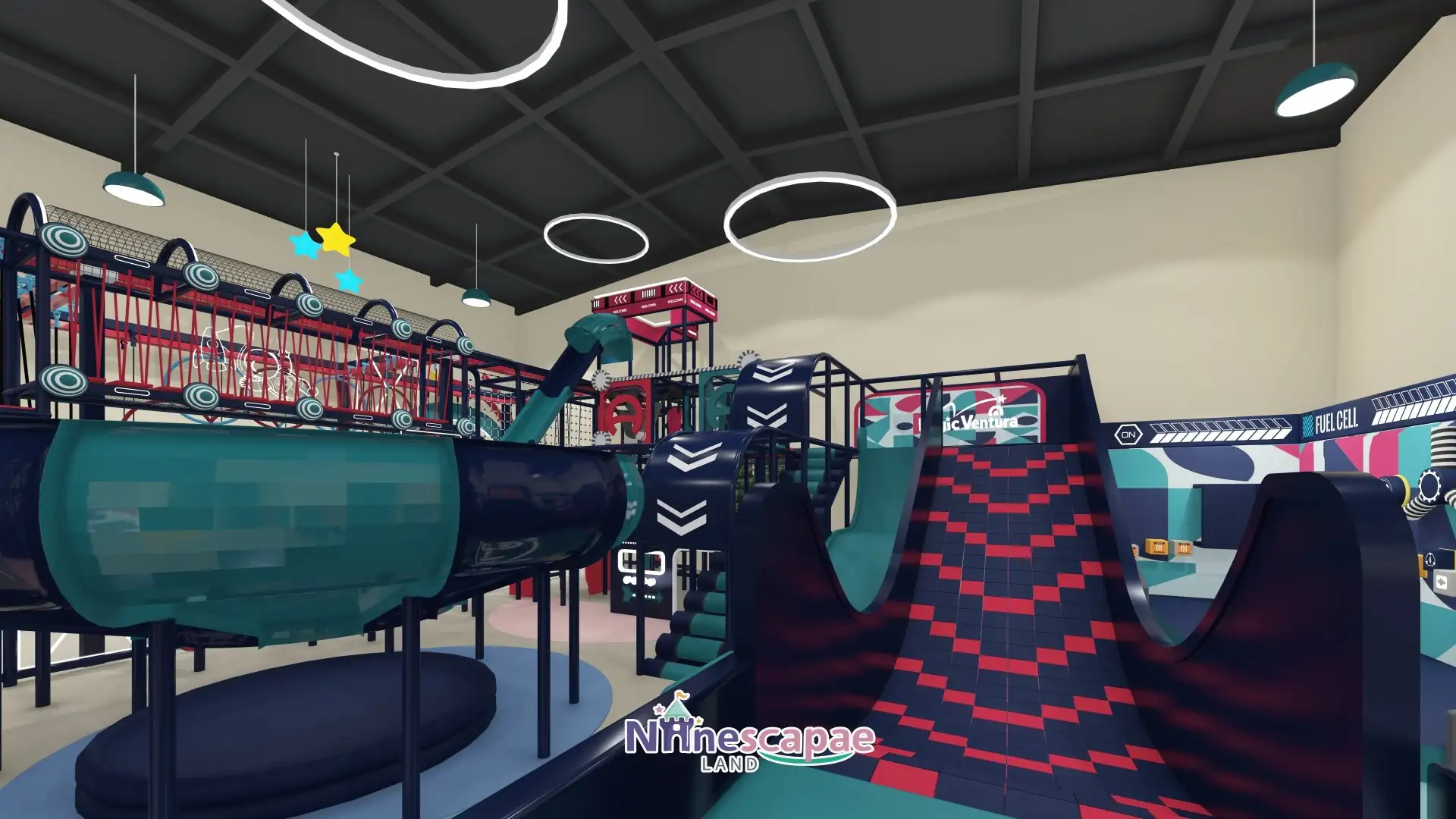 Indoor playground project in Spain, 1,200 m²