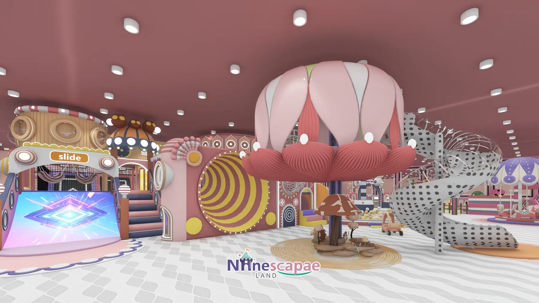 800㎡ Indoor Playground Project in Chile indoor playground Chile 29 1300 m² Candy-Garden Family Play Centre in Canada