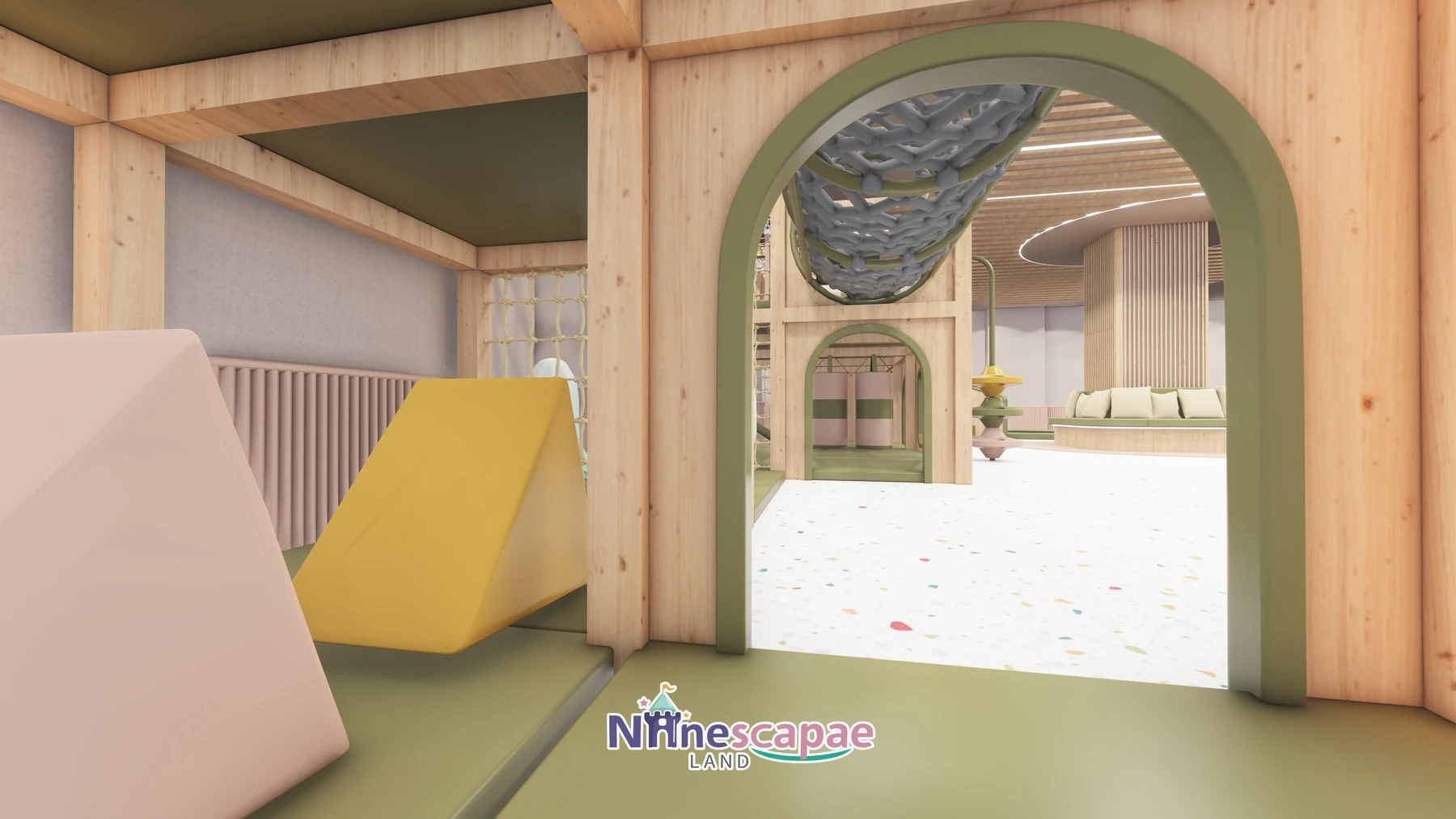 161 m m2 Role-Play House in Latvia - NinescapeLand indoor playground project