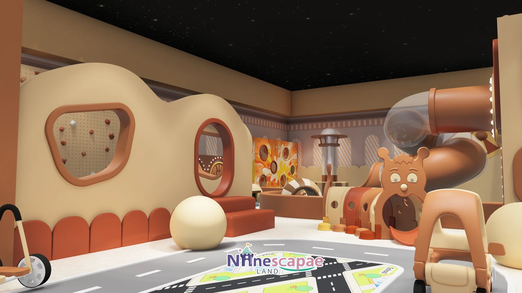 167 m m2 Role-Play House in Iran - NinescapeLand indoor playground project