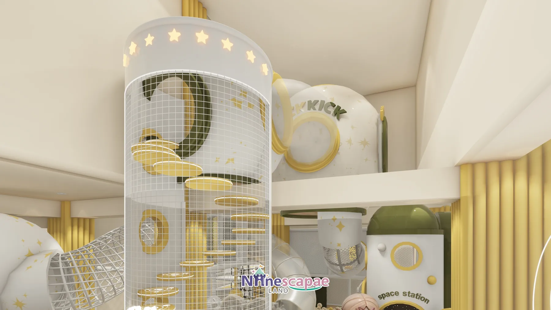 310 m m2 Family Play Centre in Thailand - NinescapeLand indoor playground project