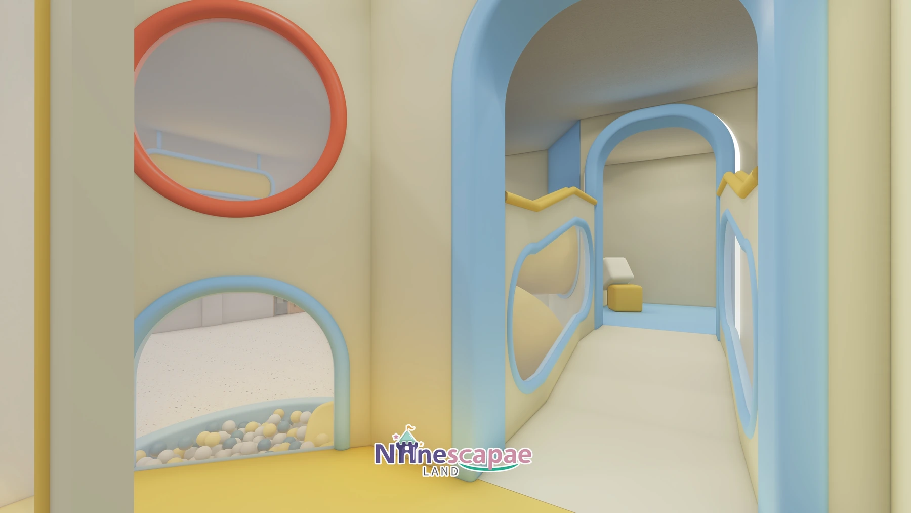 31 m m2 Soft Play Corner in Moldova - NinescapeLand indoor playground project
