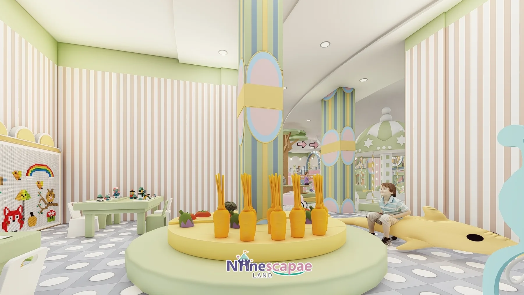 400 m² Family Play Centre in Moldova