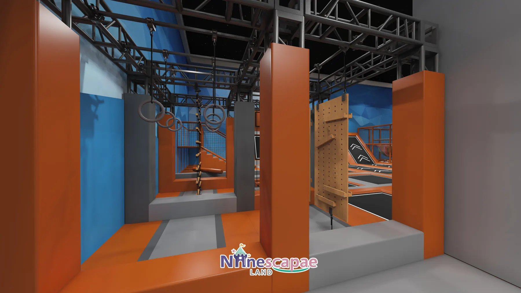 400 m m2 Family Play Centre in Sri Lanka - NinescapeLand indoor playground project