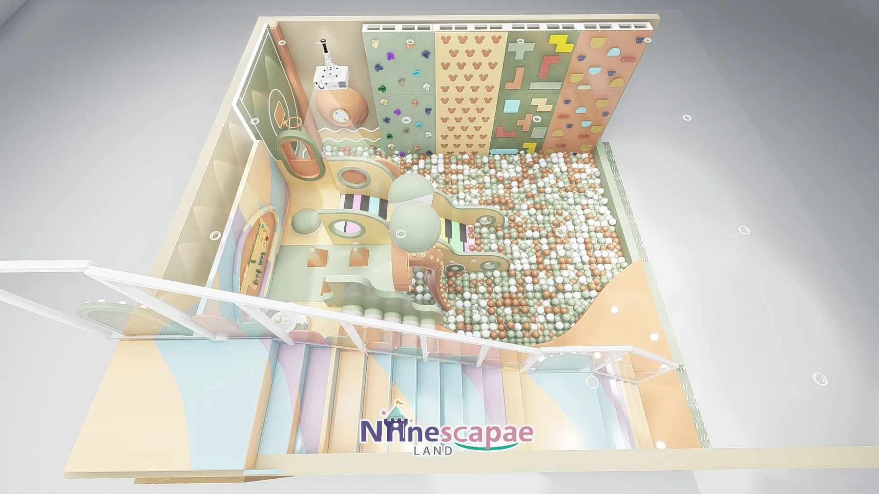 41 m² Compact Playground Design in Gansu, China