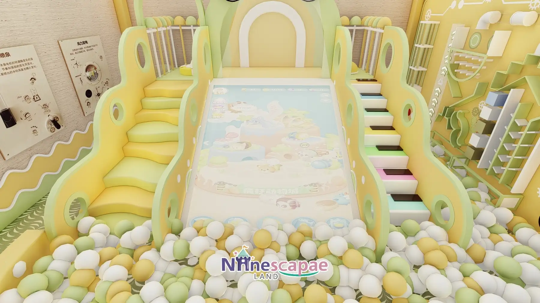 41 m m2 Soft Play Store in China (Gansu) - NinescapeLand indoor playground project