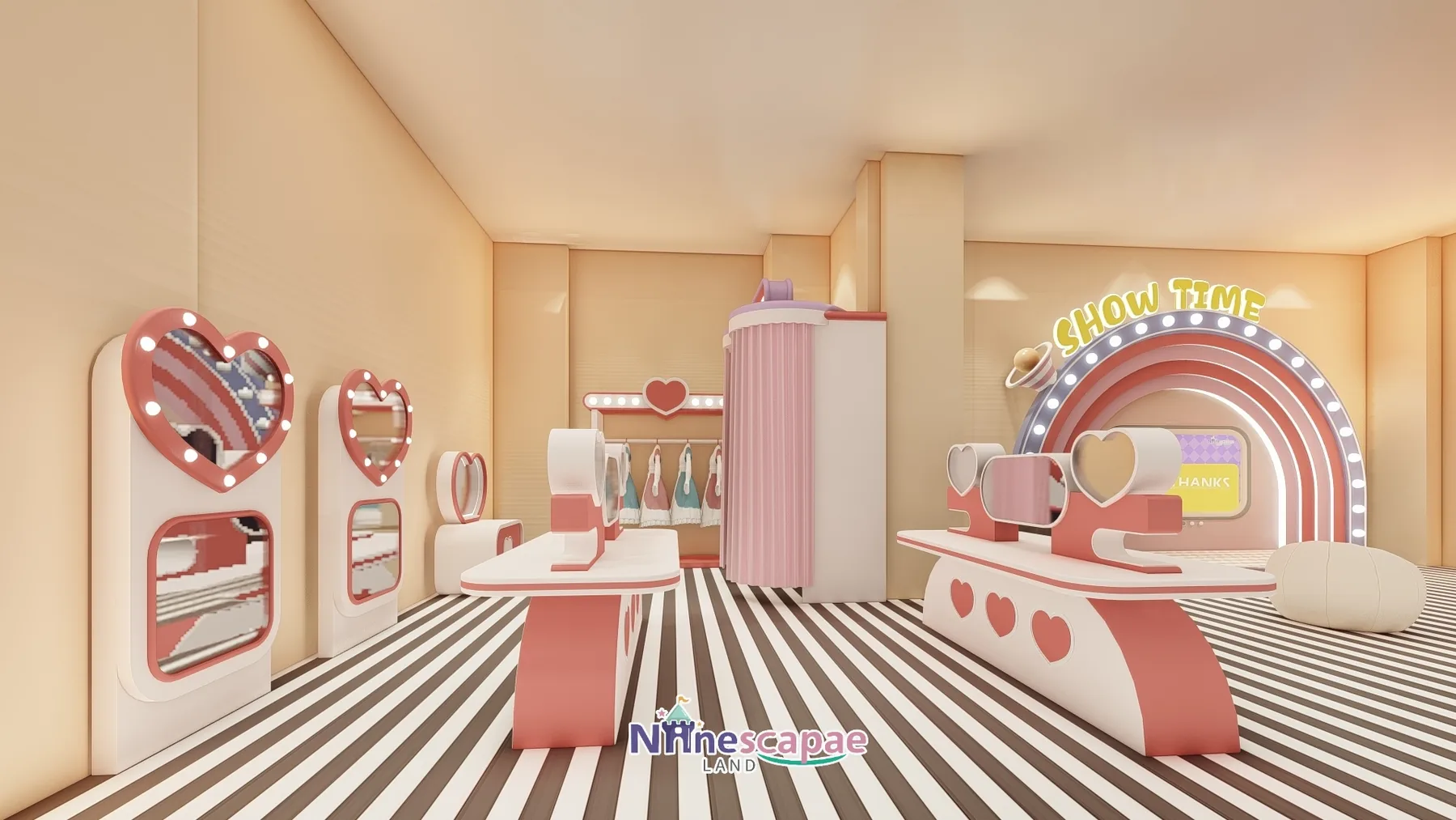 420 m m2 Role-Play House in China (Ningbo) - NinescapeLand indoor playground project
