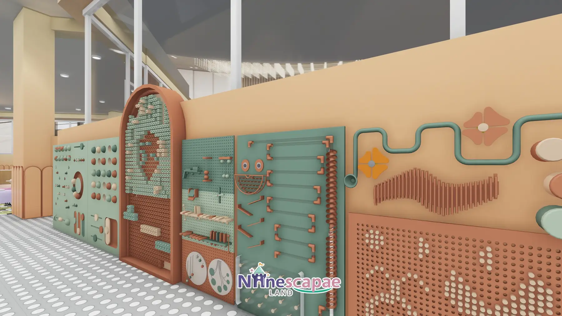 490 m m2 Family Play Centre in Romania - NinescapeLand indoor playground project
