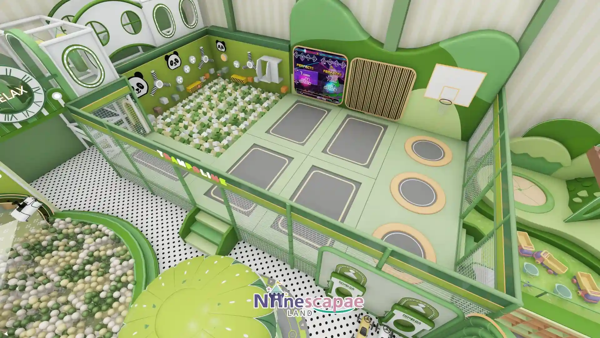 Indoor playground project in Serbia, 500 m²