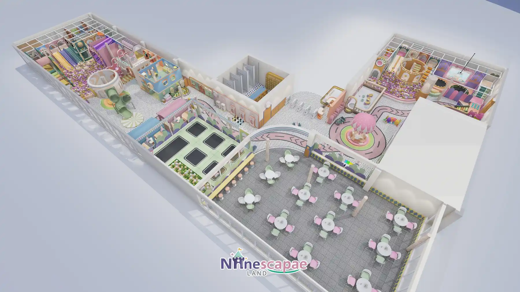 1035㎡ Indoor Playground in Germany indoor playground Germany 30 790 m² Family Play Centre in Moldova