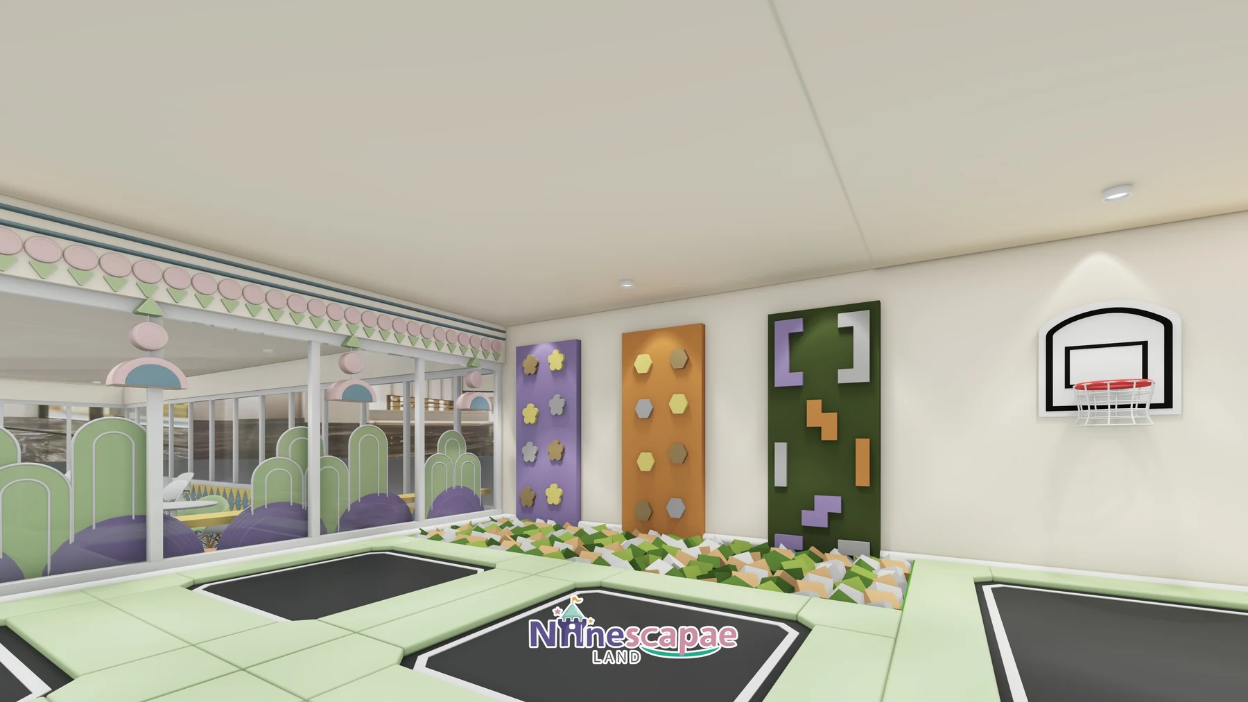 790 m m2 Family Play Centre in Moldova - NinescapeLand indoor playground project
