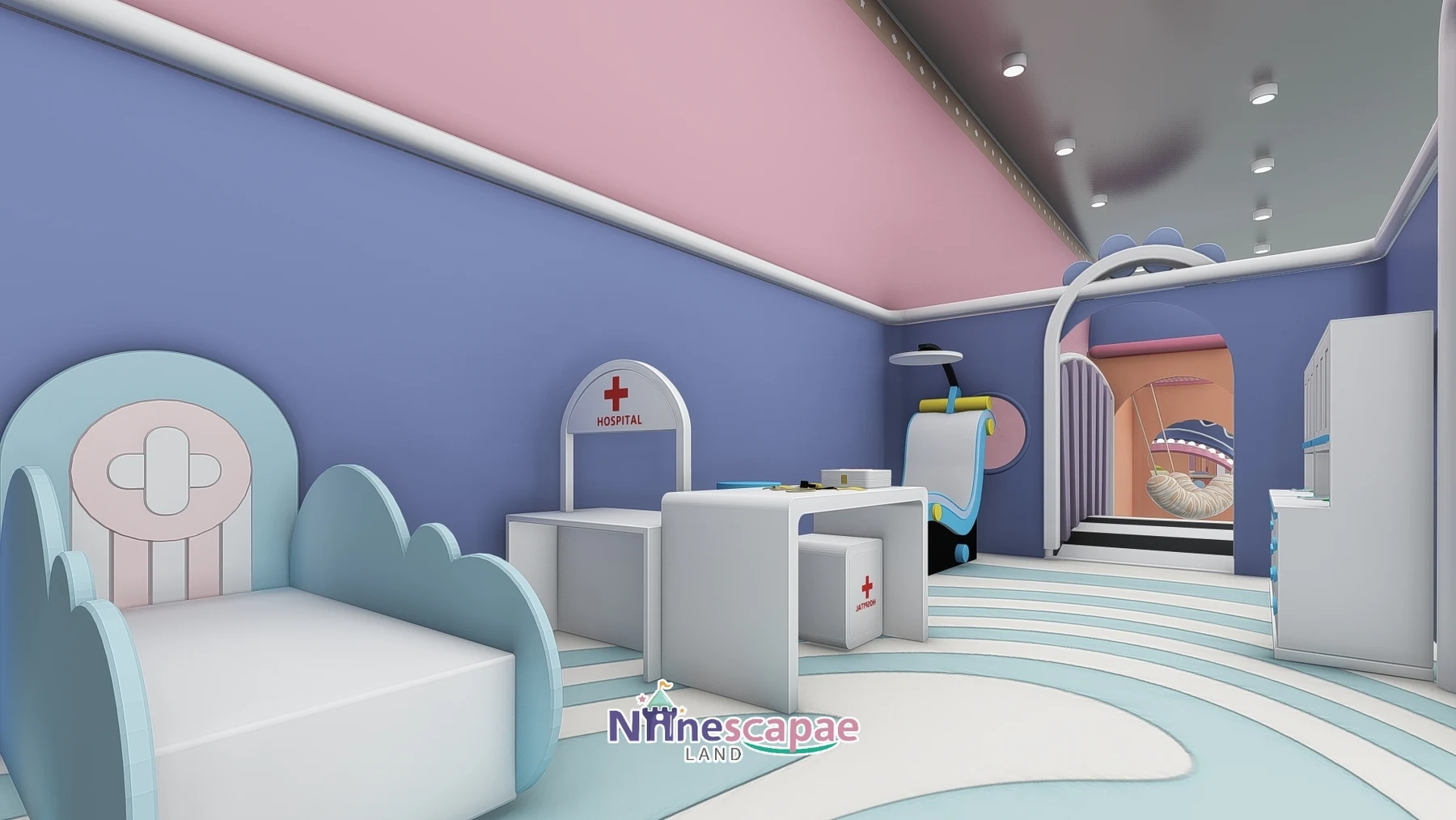 800㎡ Indoor Playground Project in Chile indoor playground Chile 9 Chile - Little hospital consultation room
