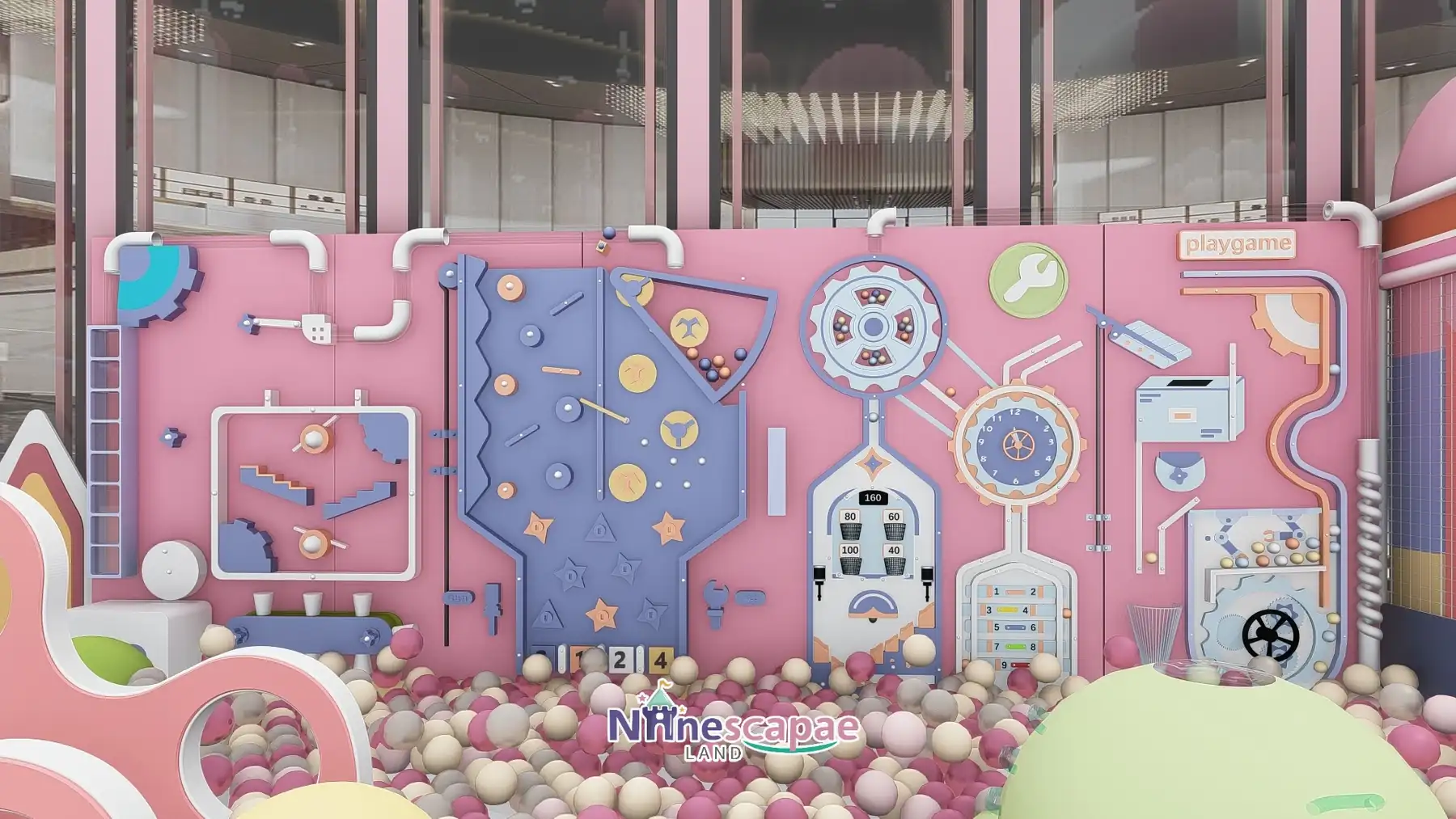 800 m m2 Family Play Centre in Chile - NinescapeLand indoor playground project
