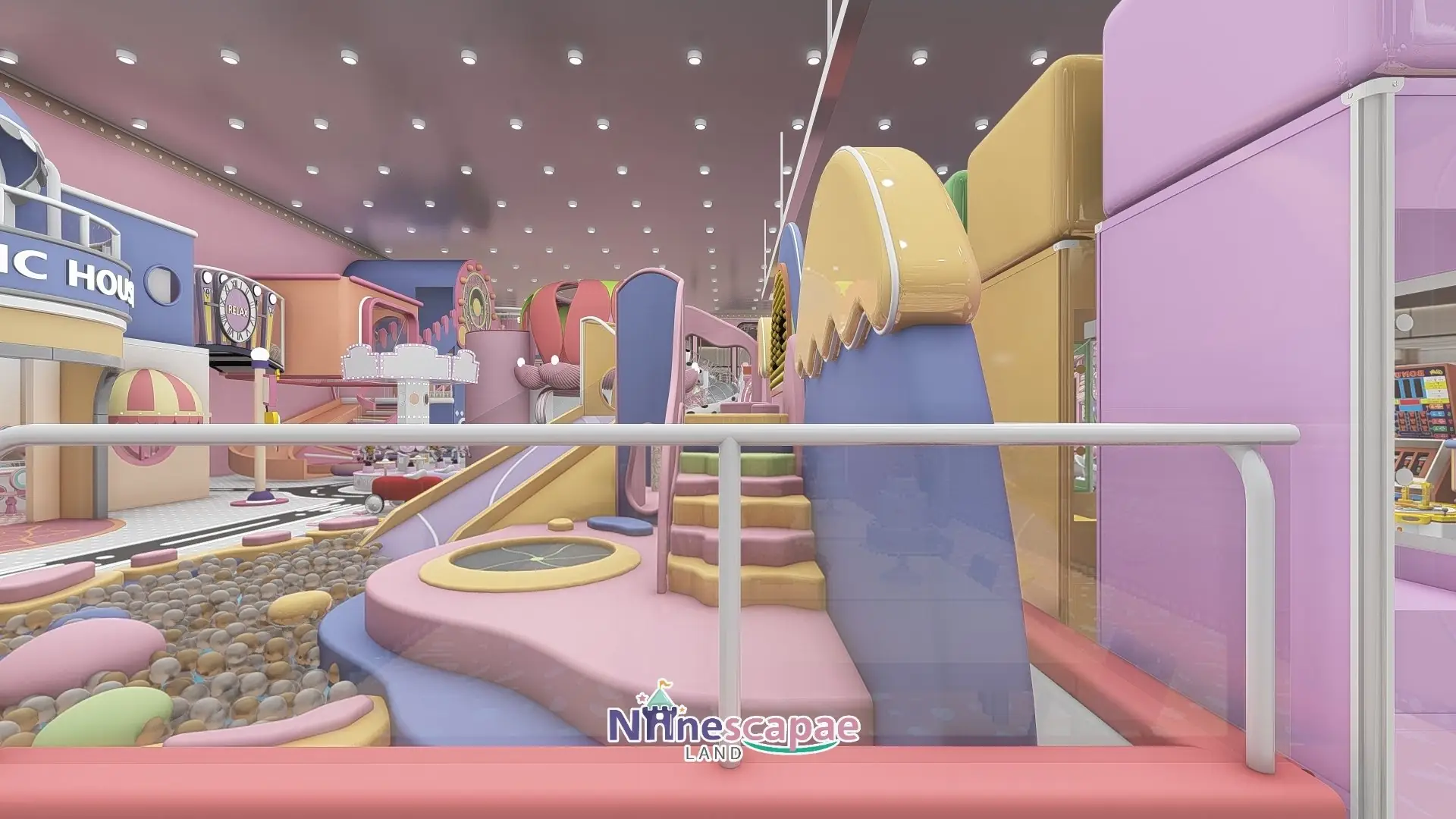 Indoor playground project in Chile, 800 m²
