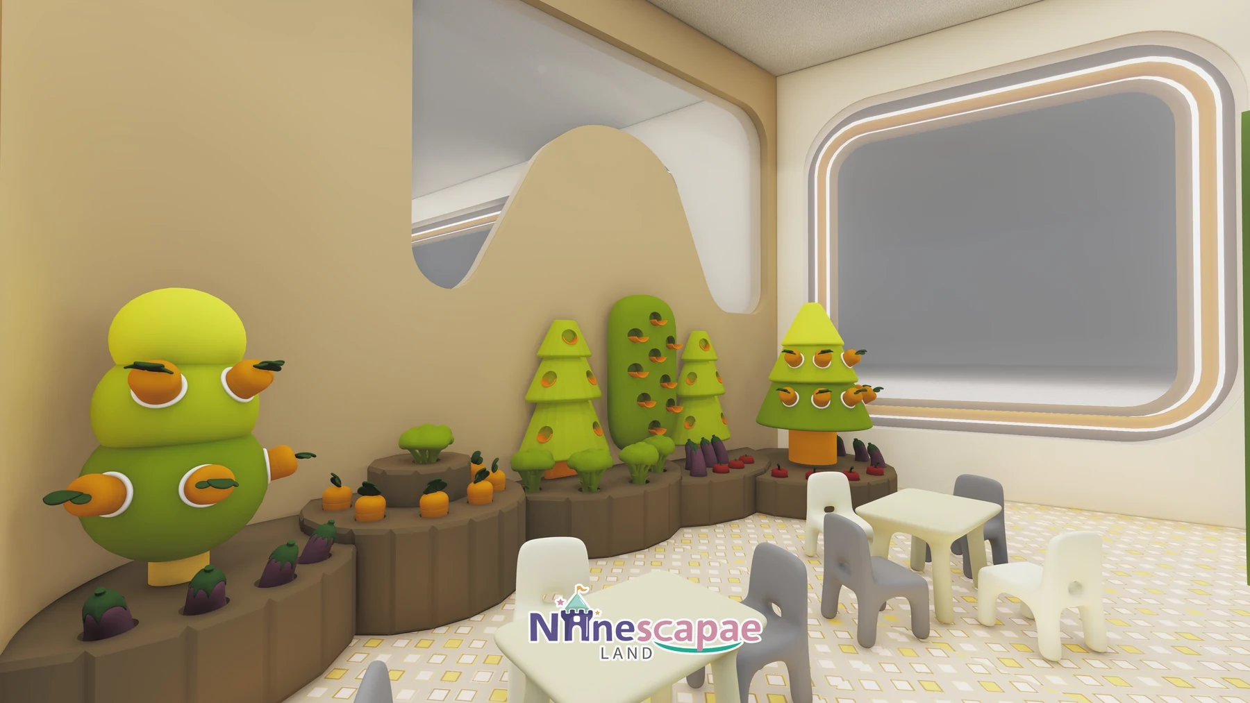 China (Gansu) - Magnetic fruit-tree learning corner