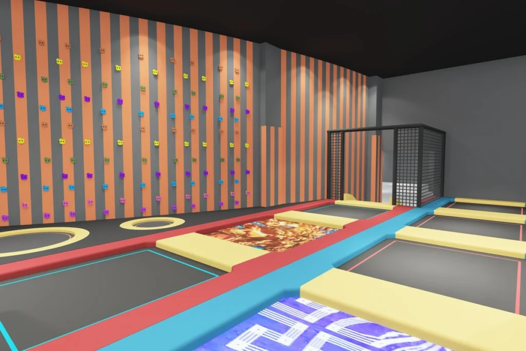 climbing-wall-trampoline-park